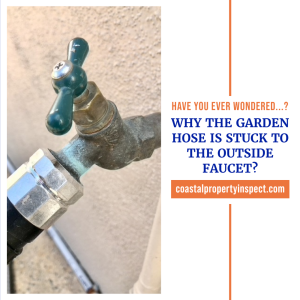 Why does hose stick to the faucet?